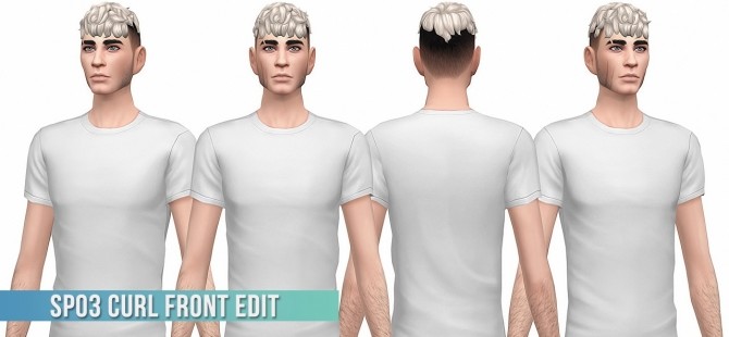 Sims 4 SP03 Curl Front Hair Edit at Busted Pixels