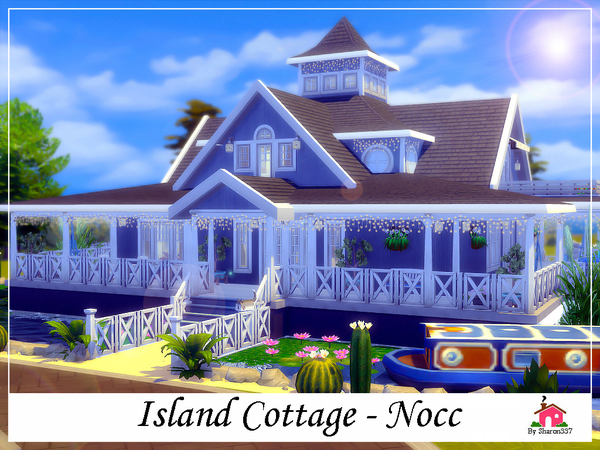 Sims 4 Island Cottage Nocc by sharon337 at TSR