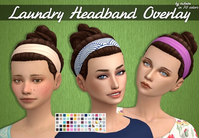 Sims 4 Laundry Headband Overlay at Tukete