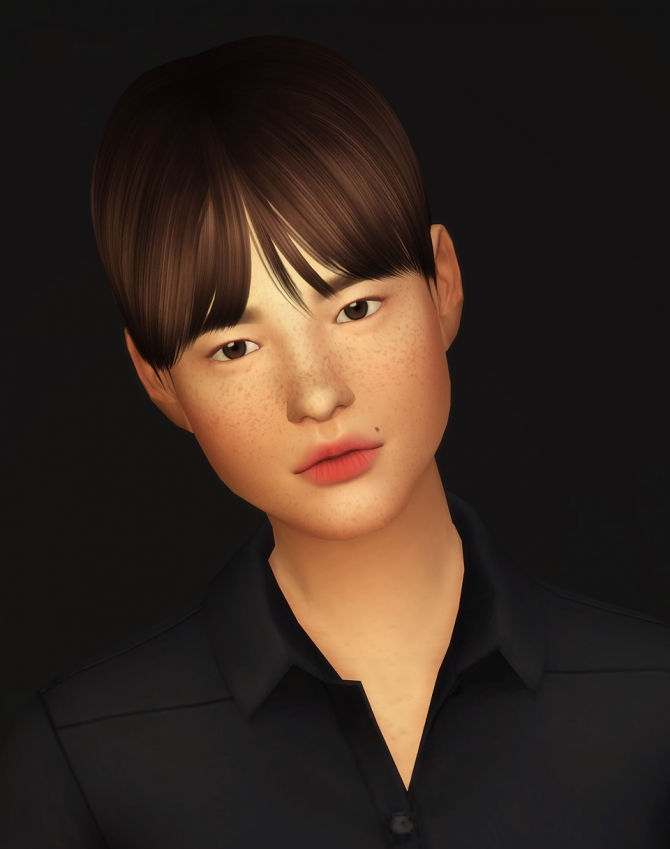 MUSAE Taehyung  hair  retexture at Rusty Nail  Sims 4 Updates