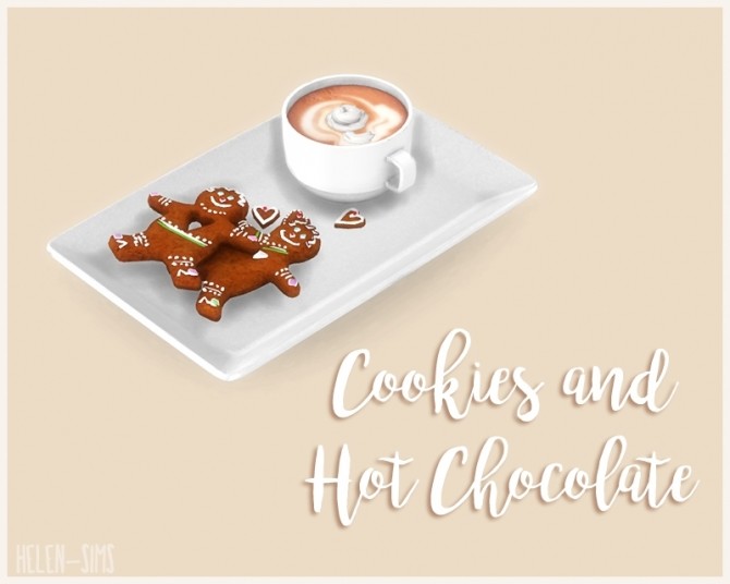 Sims 4 Cookies and Hot Chocolate at Helen Sims