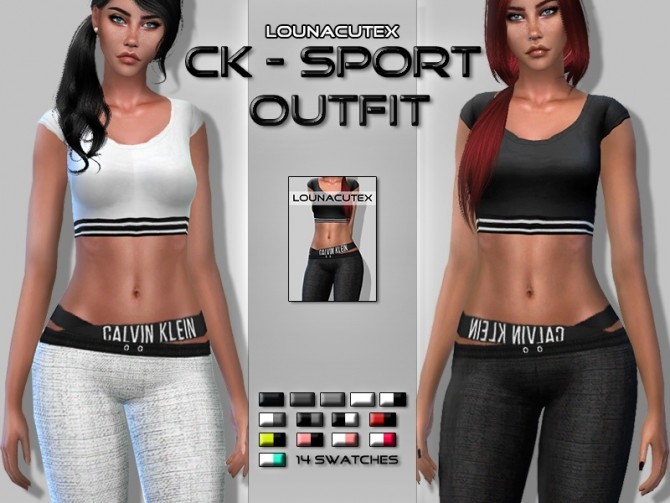 Sims 4 Sport Outfit at Lounacutex