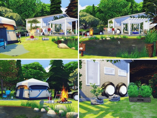 Sims 4 Happy Camper Life by MychQQQ at TSR