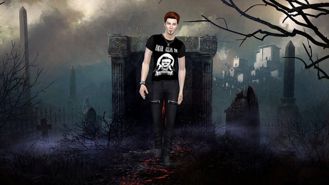 Sims 4 Gothic & Dark CAS Background at CatySix