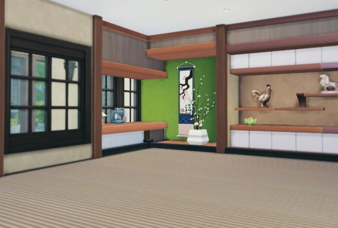 Sims 4 Japanese modern house at Imadako