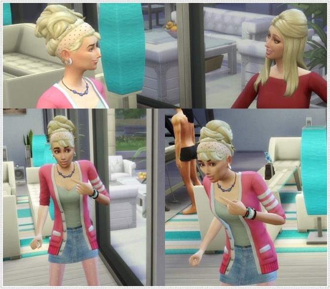 Big Bun with Dots hair at Birksches Sims Blog » Sims 4 Updates