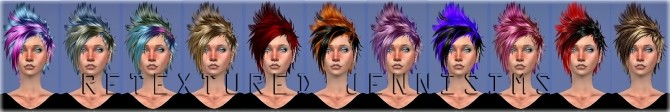Sims 4 Newseas Bad Kid Hair retexture at Jenni Sims