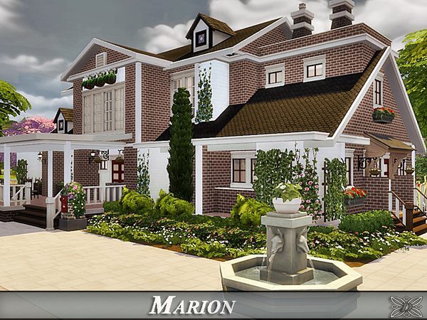 Sims 4 Marion house by Danuta720 at TSR