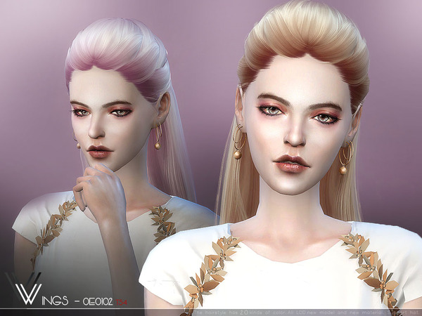 Sims 4 Hair OE0102 by wingssims at TSR