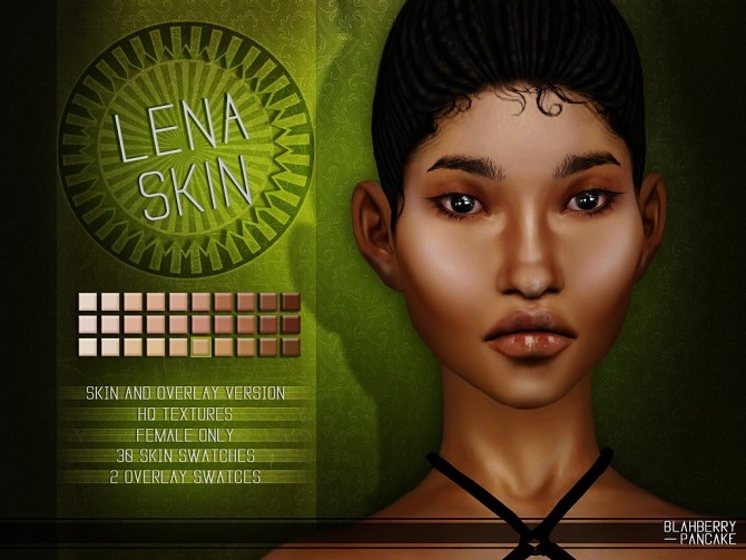 Sims 4 Lena skin at Blahberry Pancake