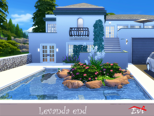 Sims 4 Levanda end house by evi at TSR