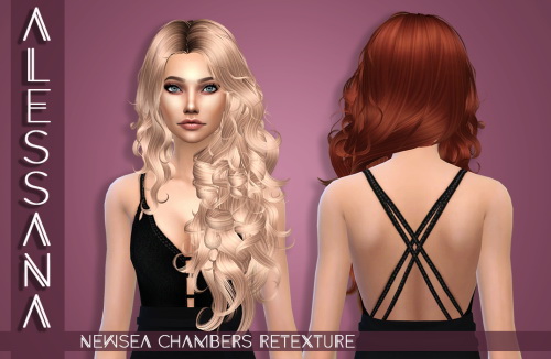 Sims 4 NewSea Chambers Hair Retexture at Alessana Sims