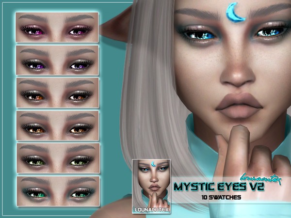 Sims 4 Mystic Eyes V2 by Lounacutex at TSR