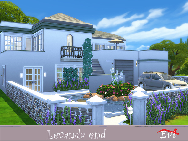 Sims 4 Levanda end house by evi at TSR