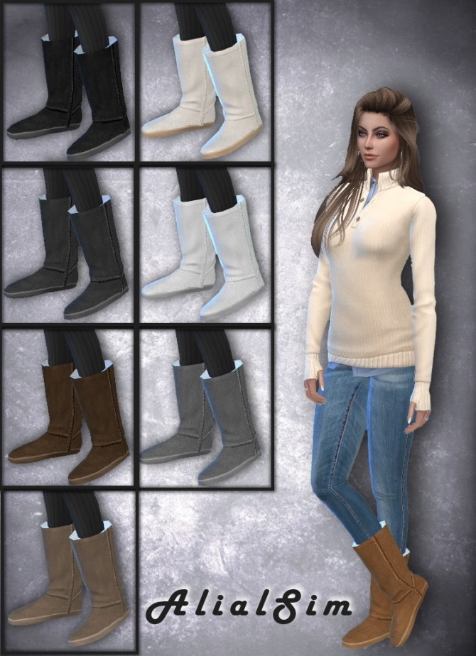 Sims 4 Boots at Alial Sim