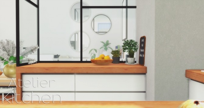 Sims 4 Atelier Kitchen at Pyszny Design