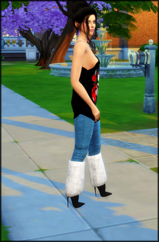 Sims 4 Josh Q Impossible Boots with Warmers 3to4 at Julietoon – Julie J