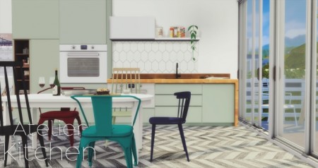 Atelier Kitchen at Pyszny Design » Sims 4 Updates