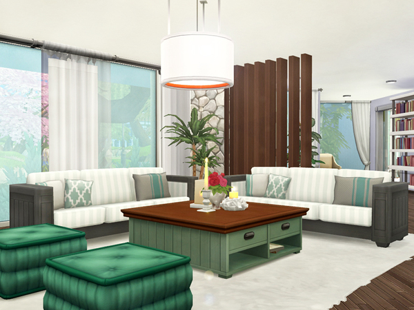 Sims 4 Marilu house by Rirann at TSR