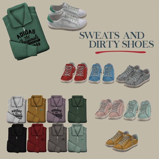 Sims 4 Sweats and Dirty Shoes (P) at Leo Sims