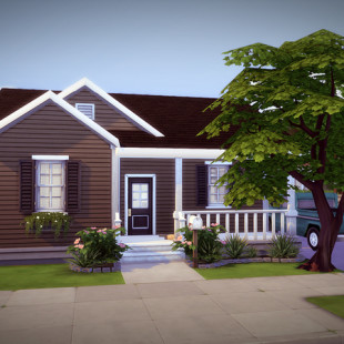 Modern Family Home by Pralinesims at TSR » Sims 4 Updates