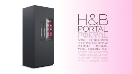H&B Portal Expensive Refrigerator by littledica at Mod The Sims