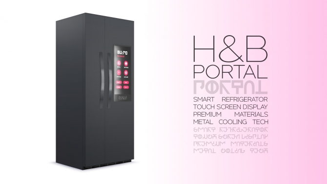 H&B Portal Expensive Refrigerator By Littledica At Mod The Sims » Sims ...