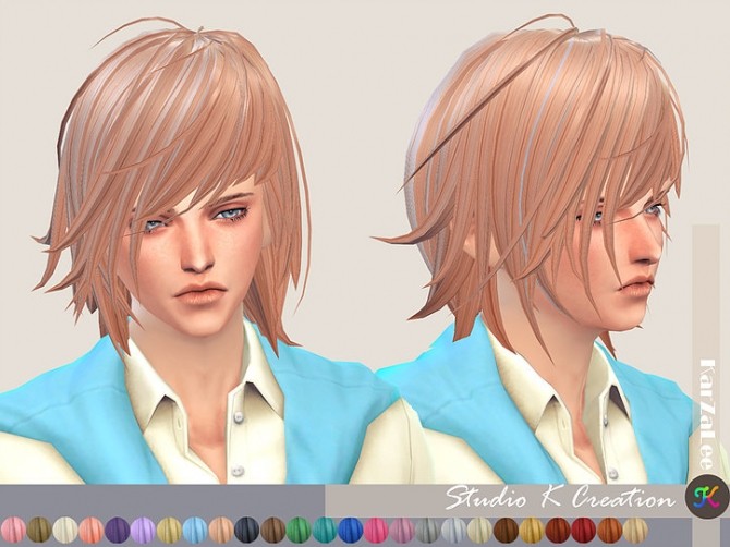 Sims 4 Animate hair 89 Hiromi at Studio K Creation