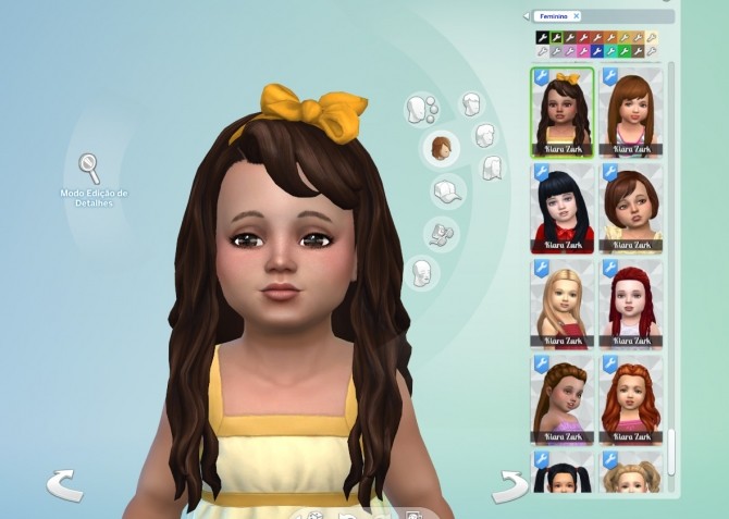 Sims 4 Daisy Hair for Toddlers at My Stuff
