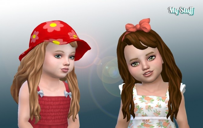 Sims 4 Daisy Hair for Toddlers at My Stuff
