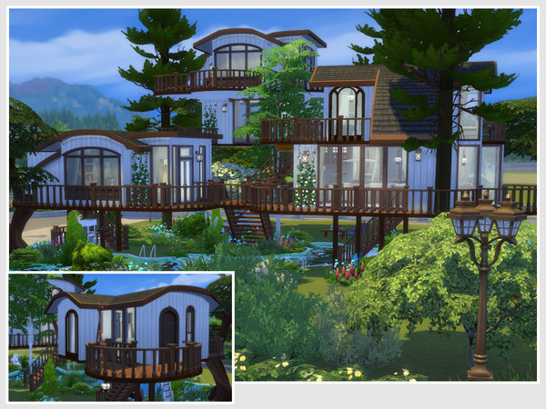 Sims 4 Toco Tholin house by philo at TSR