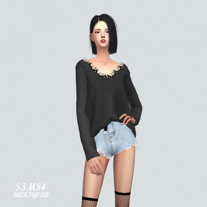 Sims 4 Lace Sweater at Marigold