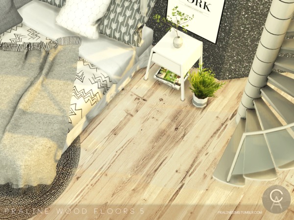 Sims 4 Wood Floors 5 by Pralinesims at TSR