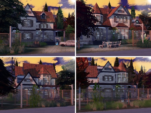 Sims 4 Abandoned House by MychQQQ at TSR
