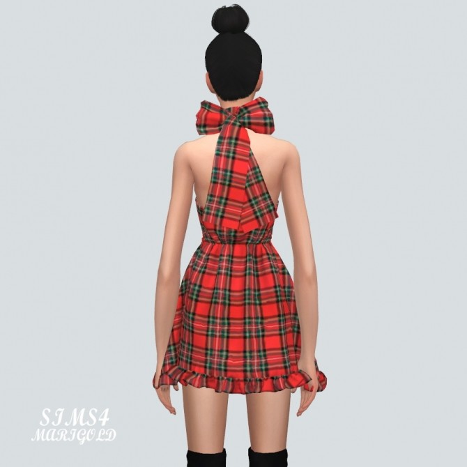 Sims 4 X Mini Dress With Ribbon at Marigold