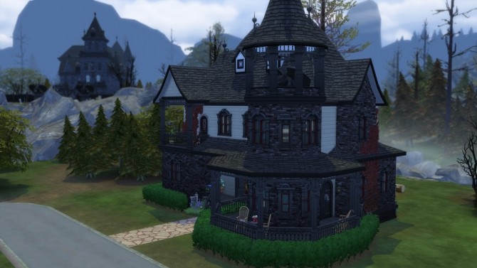 Sims 4 Vampire Family Home (NO CC) by soundrunner04 at Mod The Sims