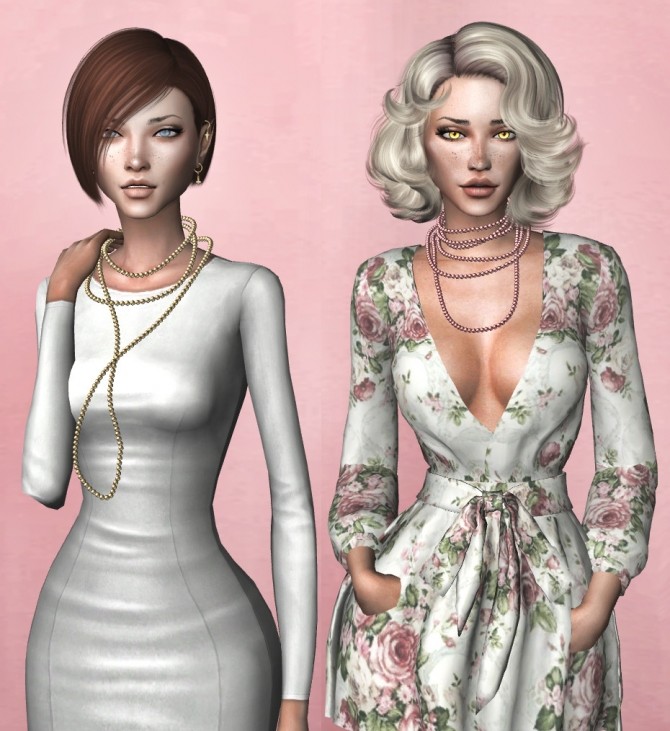 Sims 4 Alexandria & Xandra necklaces at Deep Space