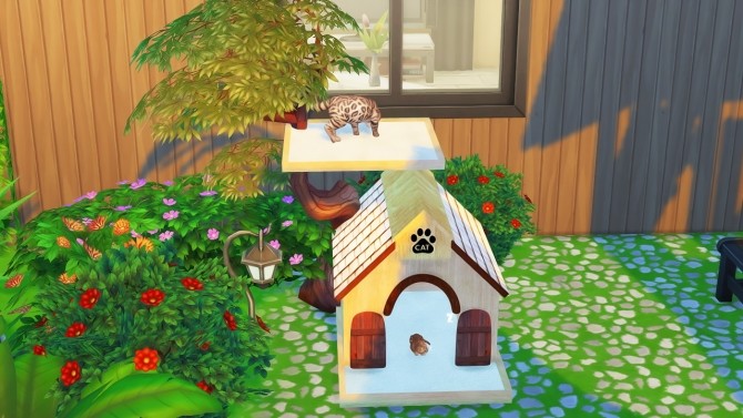 Sims 4 CAT TREE HOUSE by Thiago Mitchell at REDHEADSIMS
