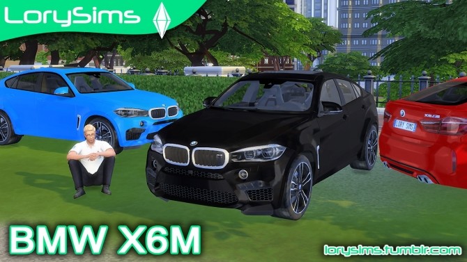 Sims 4 BMW X6M at LorySims