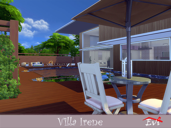 Sims 4 Irene villa by evi at TSR