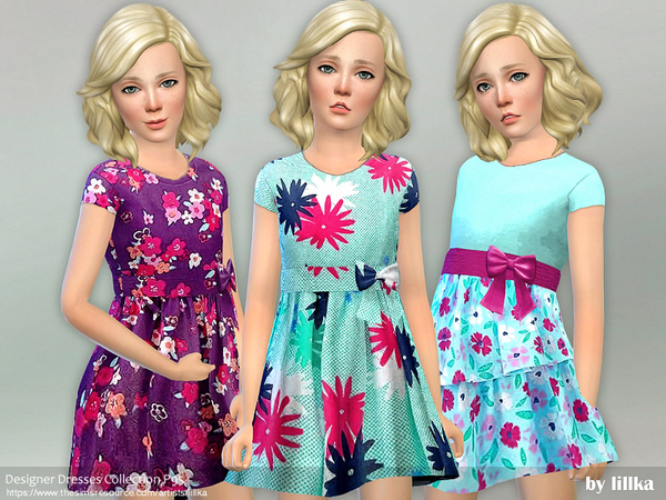 Sims 4 Designer Dresses Collection P95 by lillka at TSR