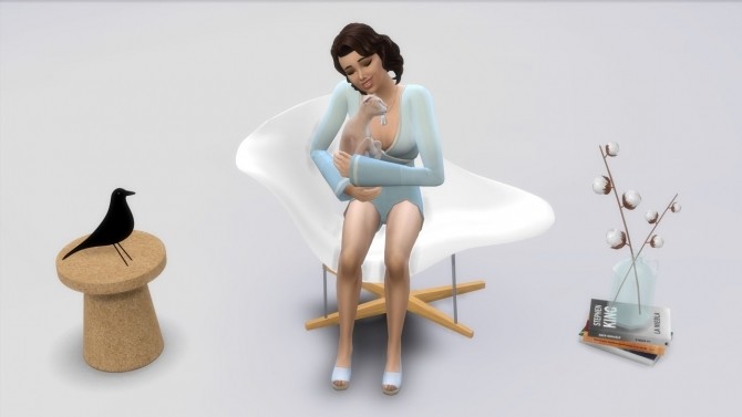 Sims 4 La Chaise lounge chair at Meinkatz Creations