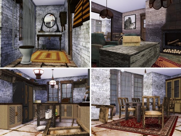 Sims 4 Abandoned House by MychQQQ at TSR