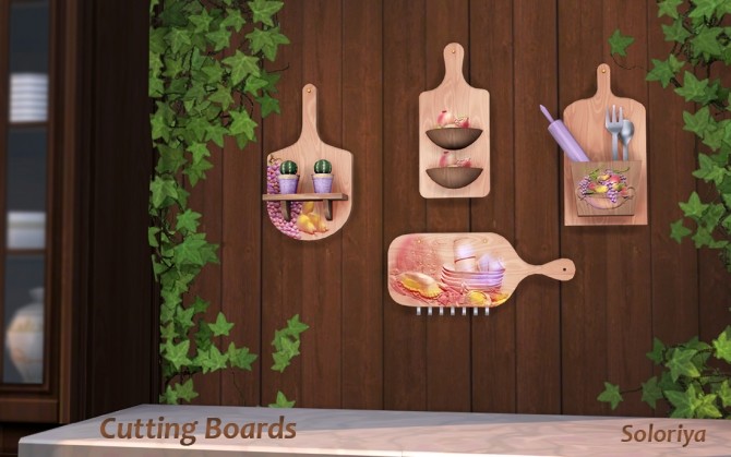 Sims 4 Cutting Boards at Soloriya