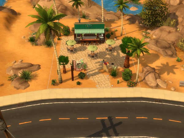 Sims 4 Tiki Bar by Silerna at TSR