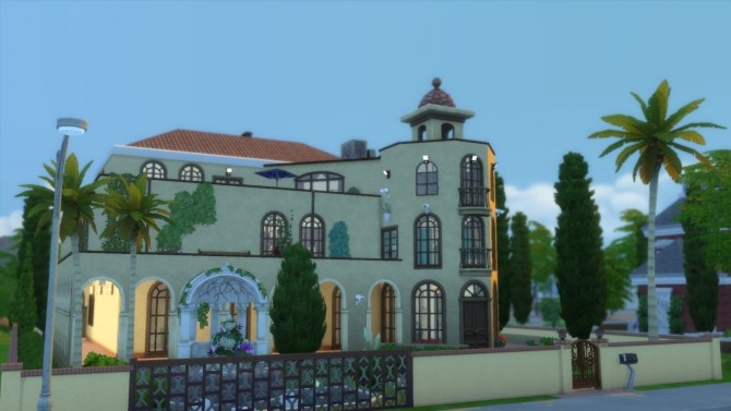 Sims 4 Hispaniola 374 mansion by Kokiiito at Mod The Sims