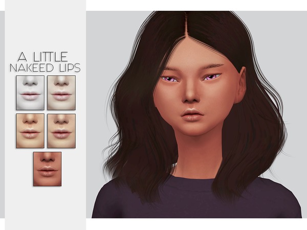 Sims 4 A little Nakeed lips by Kalewa a at TSR