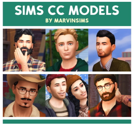 Sims CC Models at Marvin Sims