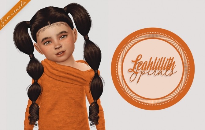 Sims 4 Leahlillith Spirals Hair Toddler Version at Simiracle