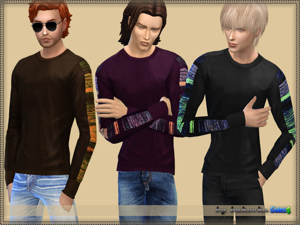Sims 4 Sweater Melange Strips by bukovka at TSR